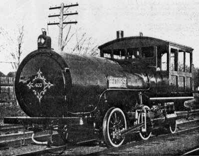 Air powered locomotive in Haupt article