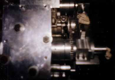 air engine made from Honda V-twin 500cc 4-stroke engine with rotary valve added