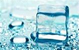 ice melted by ambient heat