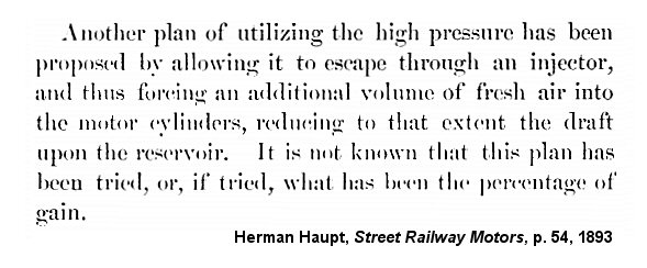 quote from Street Railway Motors p. 54 re: injectors