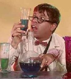 Jerry Lewis as nutty professor