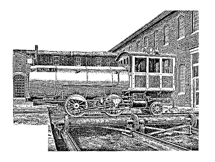 Hardie compressed air locomotive