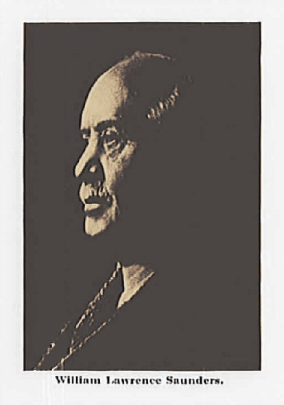 William Lawrence Saunders photo from his memorial in Compressed Air Magazine 1931