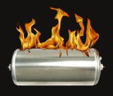 air tank on fire