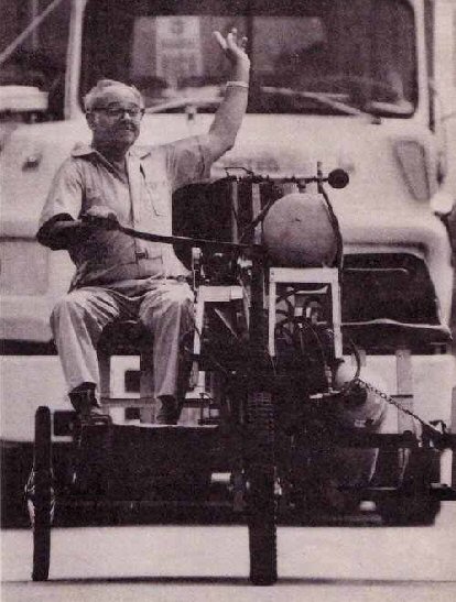 Terry Miller and his Air Car One