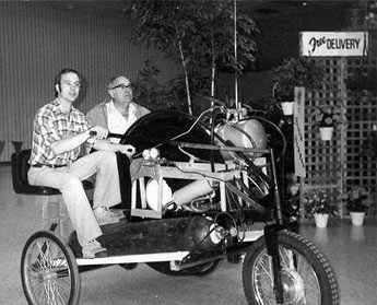 Terry Miller's air car, Scott Robertson driving, Wichita 1985